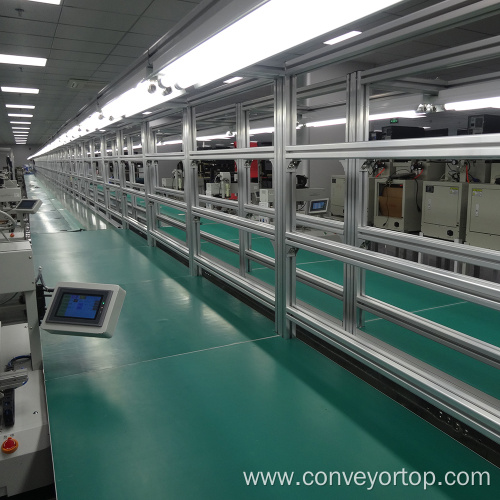 PVC Belt Conveyor Line with Working Bench